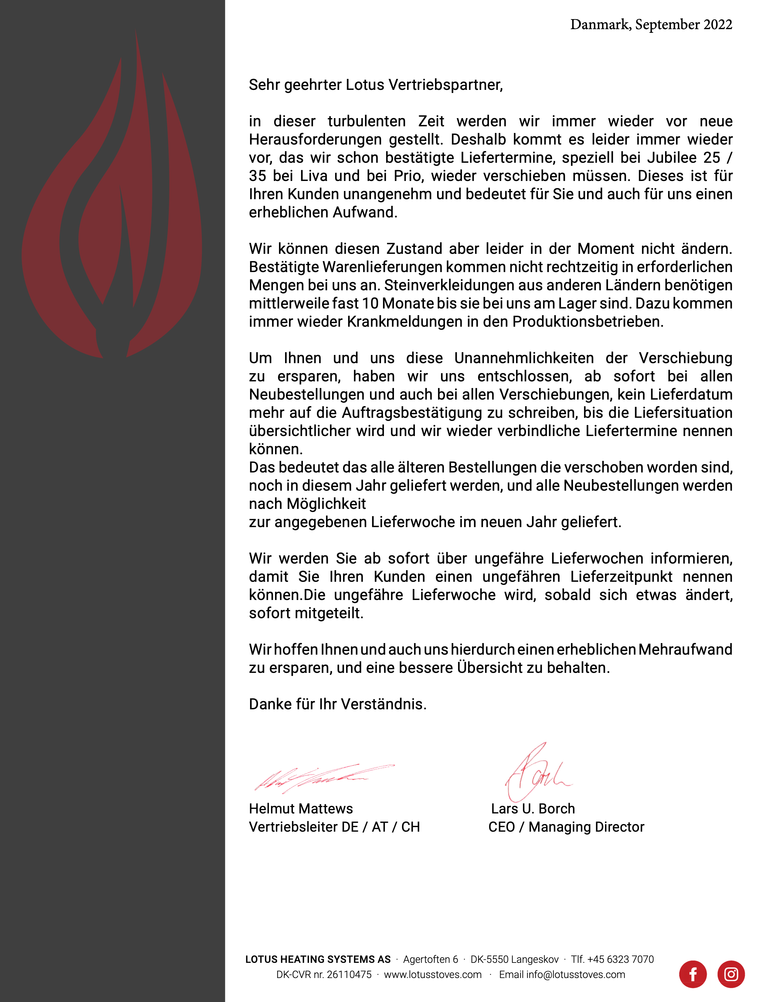 Lieferzeiten und (leider) keine Ende in Sicht - Bernhard Schleicher e.K.