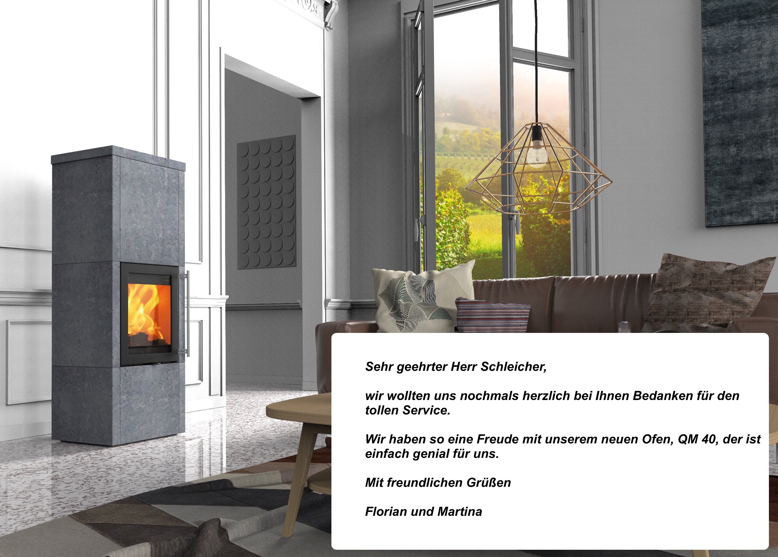 "Der genau richtige Ofen für uns" - Bernhard Schleicher e.K.