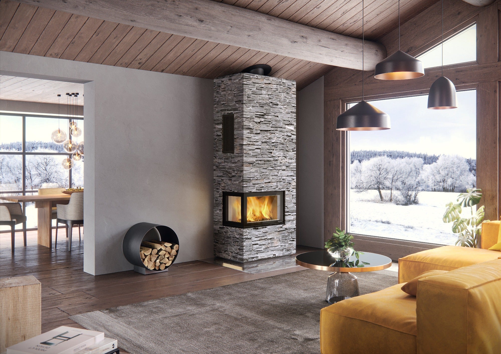 Nordpeis Davos Stone A High Heizkamin - Bernhard Schleicher e.K.
