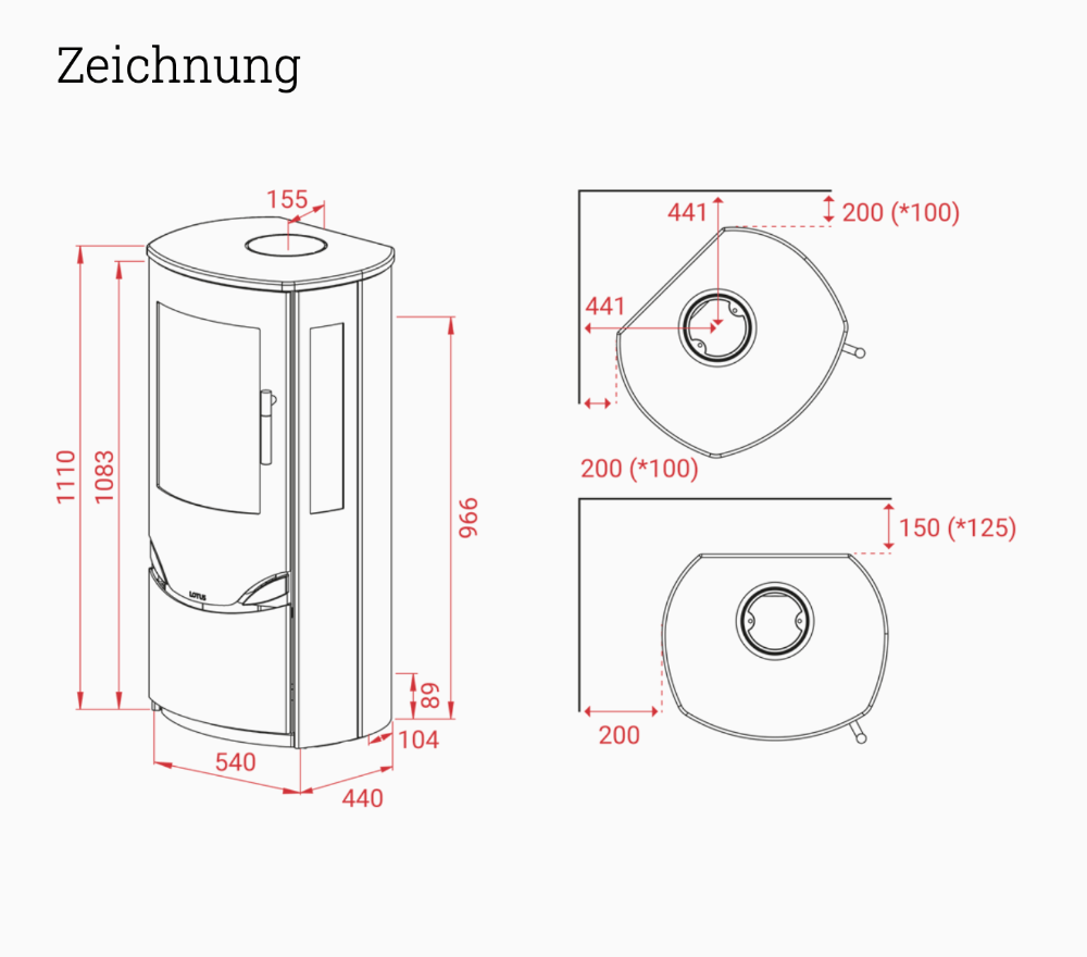 Lotus Prio 6 Stahl mit Seitenglas - Bernhard Schleicher e.K.