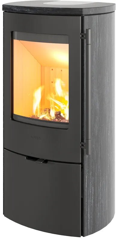 Lotus Mondo 30 Indian Night - Exklusiver Kaminofen mit edler Oberflächenveredelung - Bernhard Schleicher e.K.