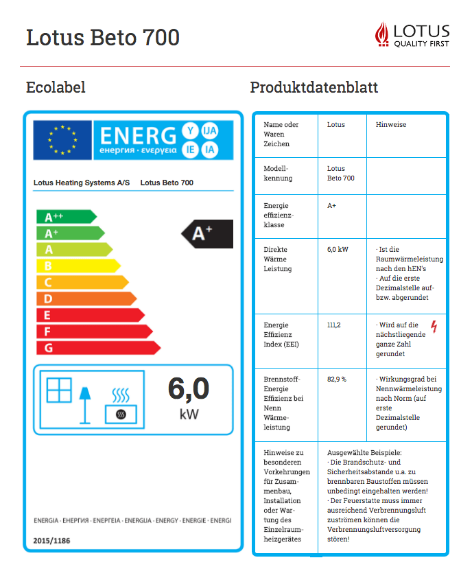 Lotus Beto 700 Speicherofen - Modularer Kaminofen aus Beton 6 kW - Bernhard Schleicher e.K.