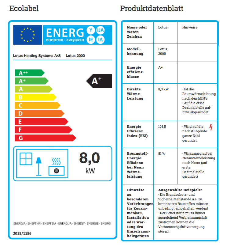 Lotus Kaminofen 2060/2260 Stahl - Bernhard Schleicher e.K.