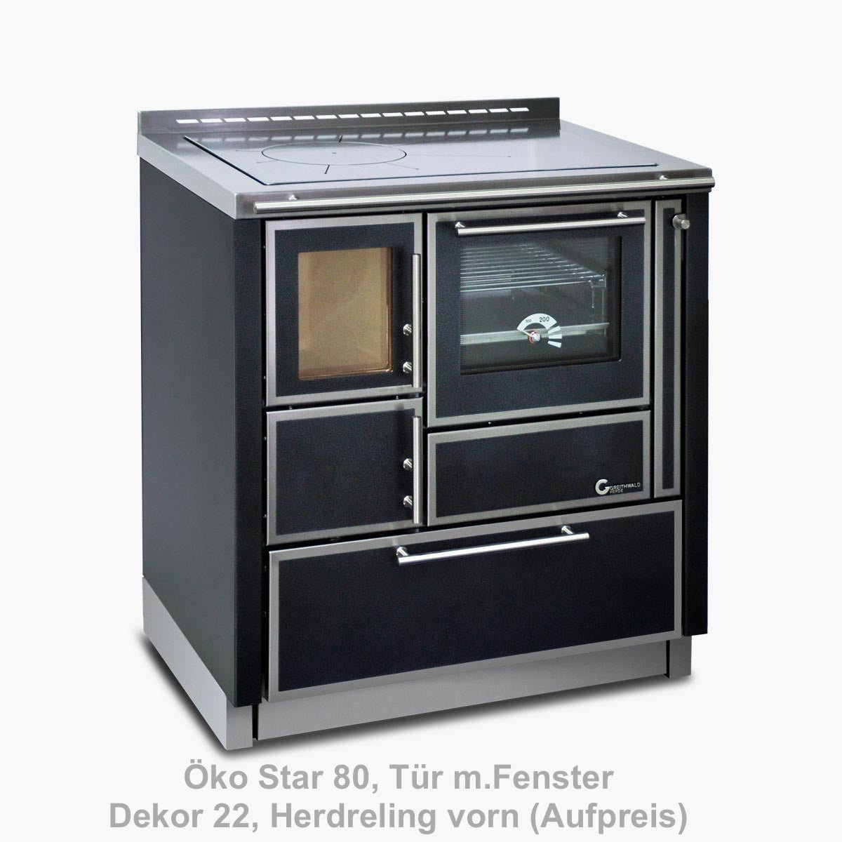 Greithwald Holzherd Öko Star 80 - Bernhard Schleicher e.K.