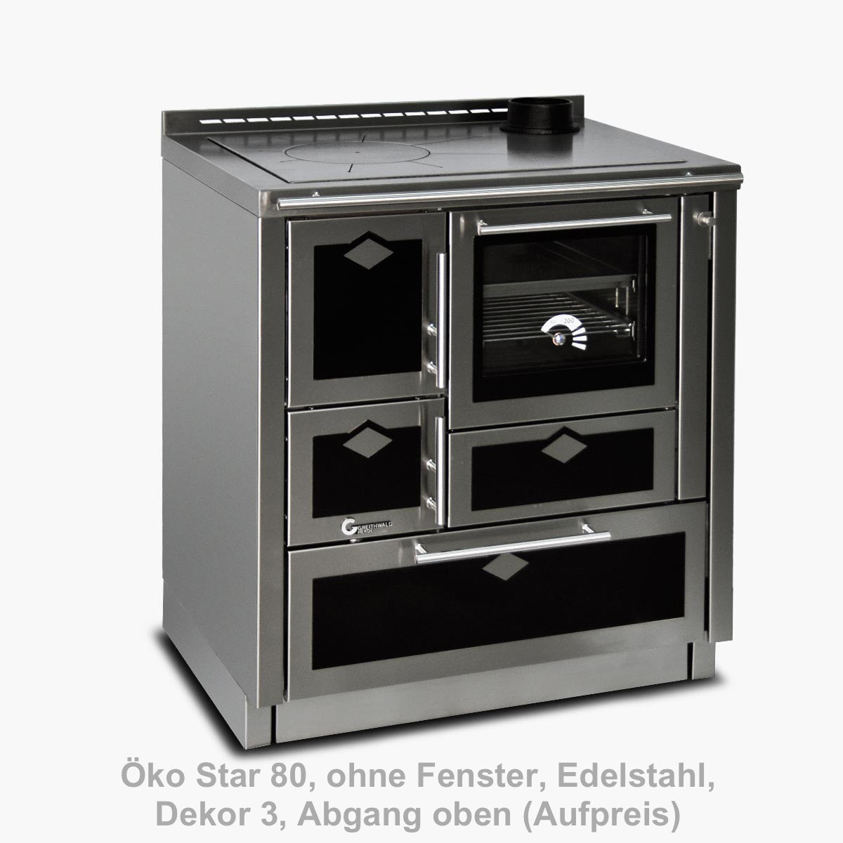 Greithwald Holzherd Öko Star 80 - Bernhard Schleicher e.K.