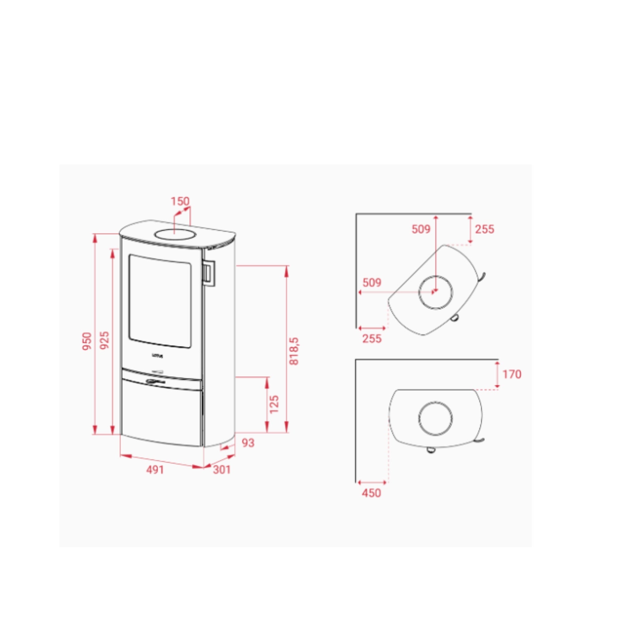Lotus Jubilee 20 Speckstein Kaminofen - Natürliche Wärmespeicherung - Bernhard Schleicher e.K.