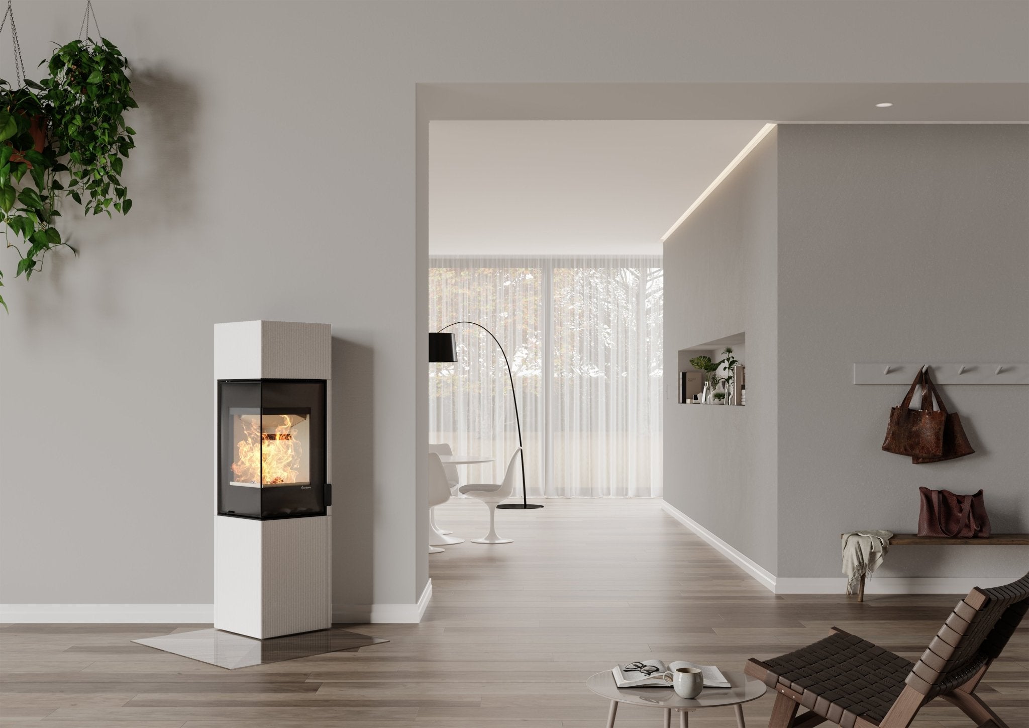 Nordpeis Kaminofen Quadro Colorado White Exclusive - Bernhard Schleicher e.K.