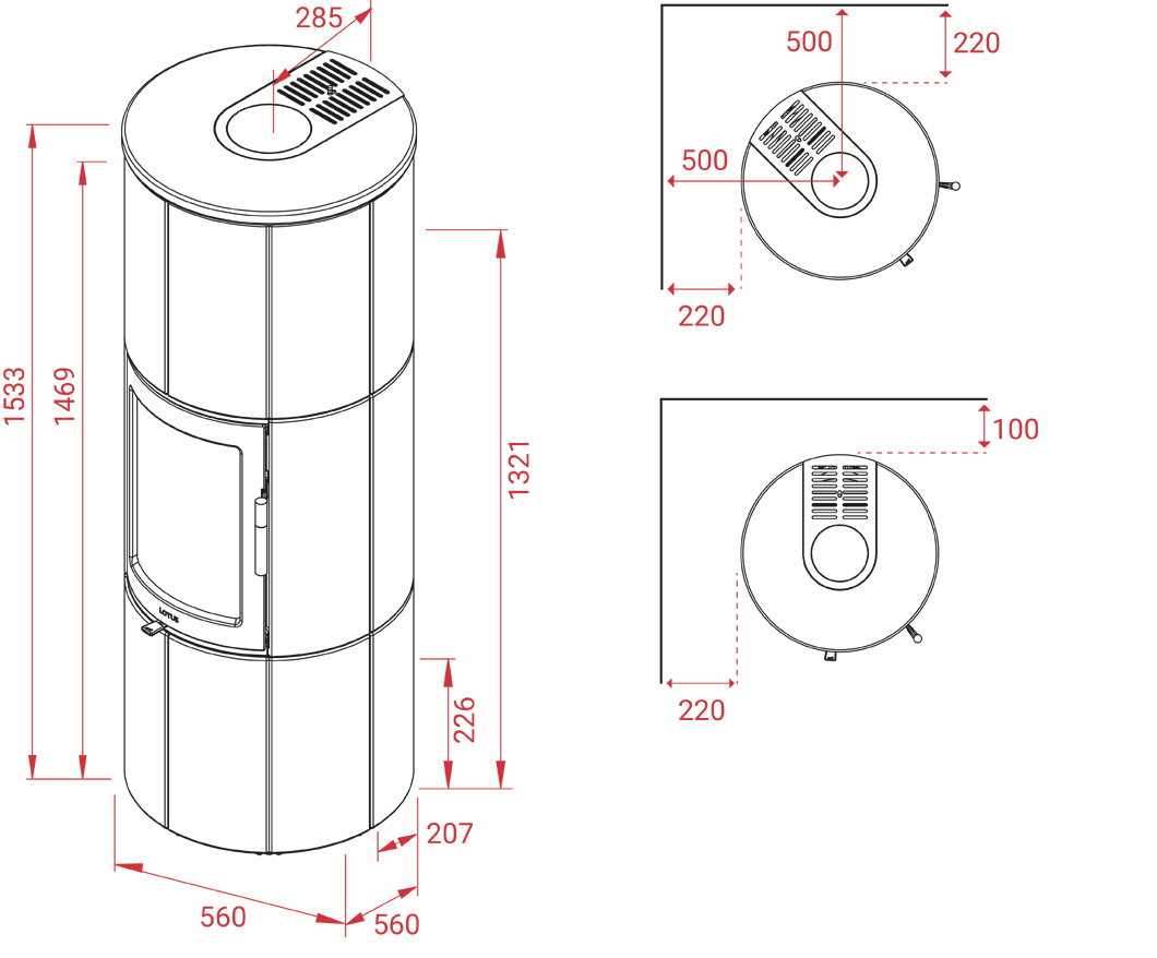 Lotus Maestro 152 Indian Night Speicherofen - Bernhard Schleicher e.K.