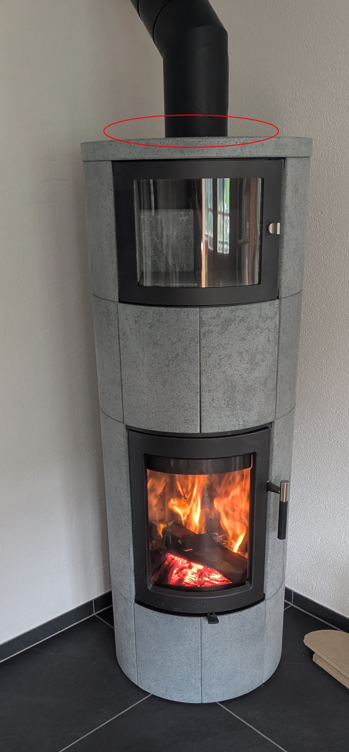 Lotus Maestro 2 – Speicherofen mit Speckstein, 5,9 kW