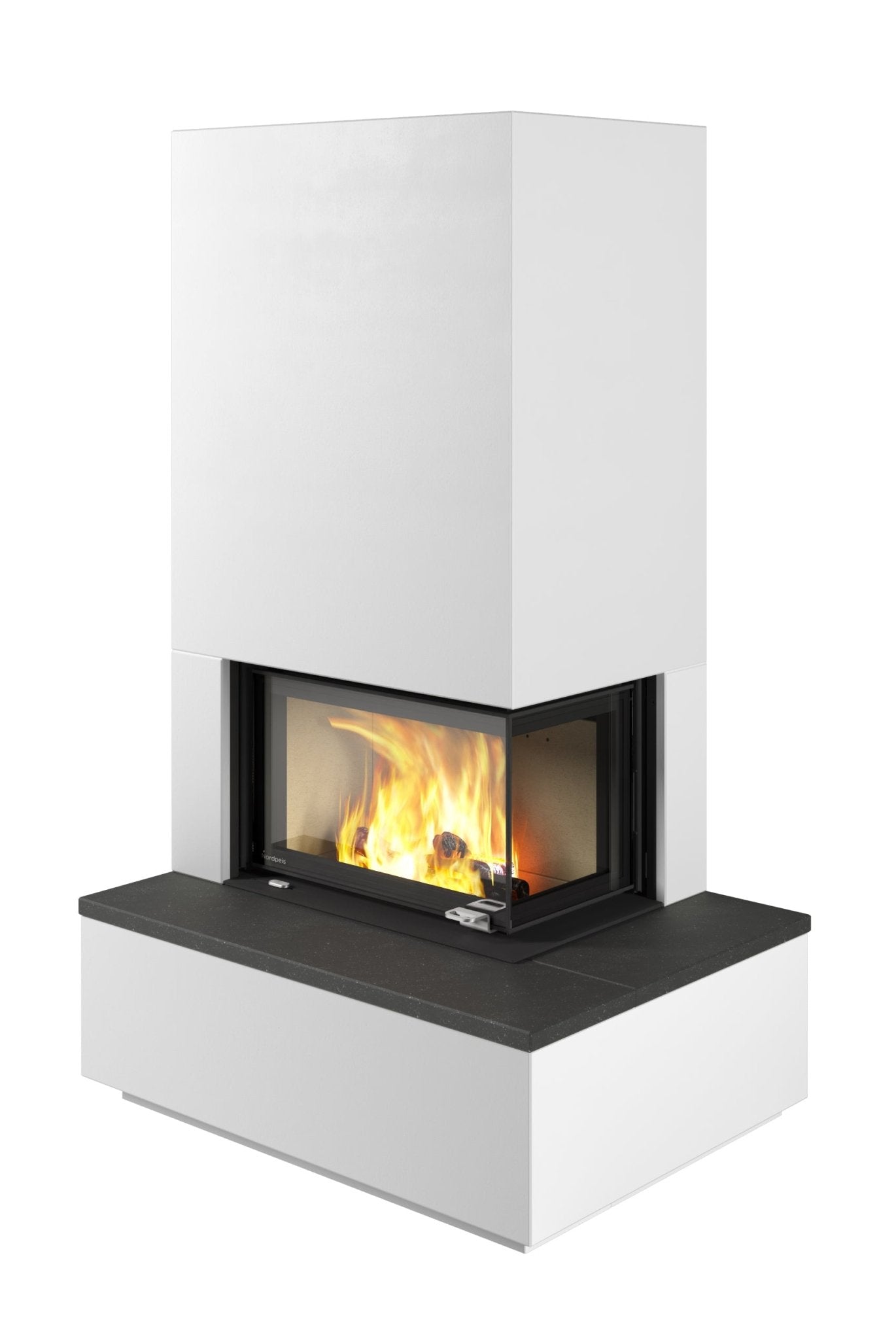 Nordpeis Monaco A mit Bank - Premium Heizkamin Low Base IR Super Max - Bernhard Schleicher e.K.