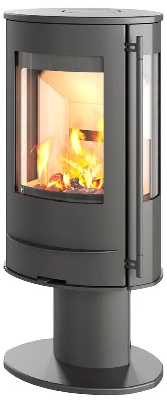 Lotus Liva 7 G mit Seitenglas - 7 kW drehbarer Panorama Kaminofen - Bernhard Schleicher e.K.