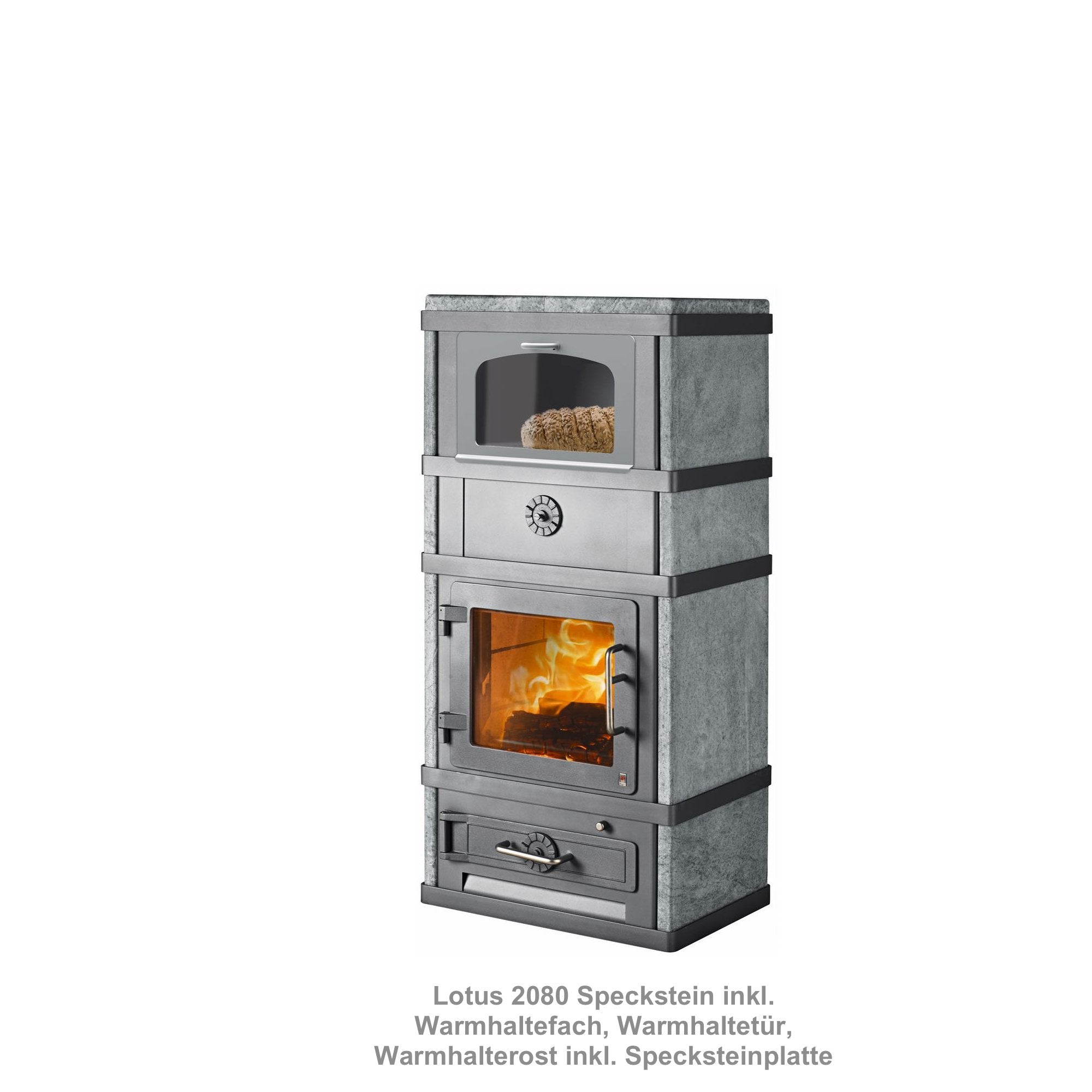 Lotus Kaminofen 2080/2280 Speckstein - Bernhard Schleicher e.K.