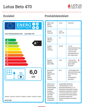 Lotus Beto 470 Ecolabel