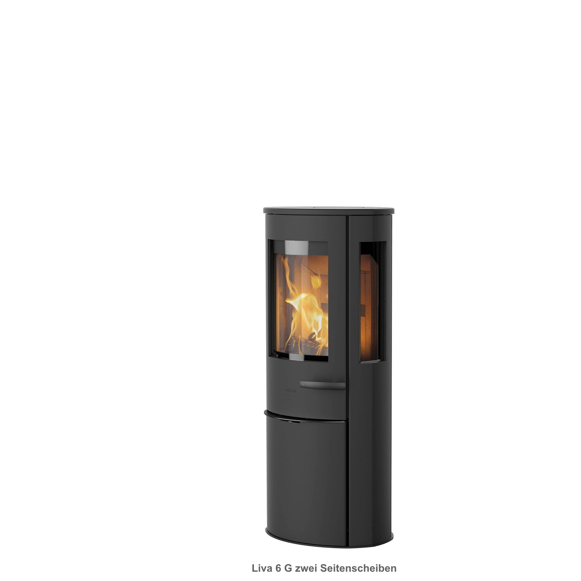 Lotus Kaminofen Liva 6 G schwarz