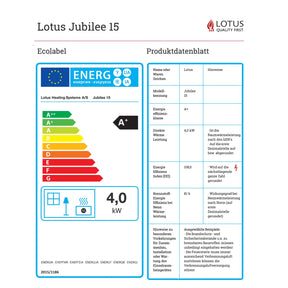 Lotus Kaminofen Jubilee Wall - Bernhard Schleicher e.K.