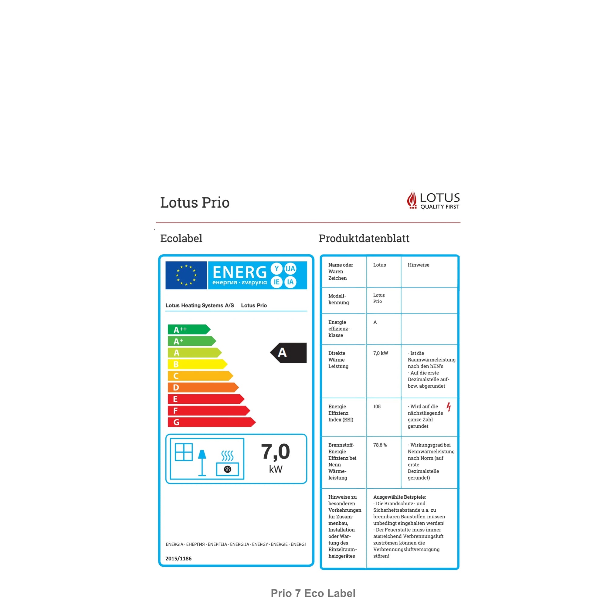Prio 7 M Eco Label
